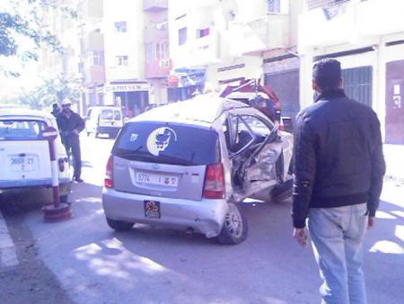 la voiture de nidal wald  chabt lol   jabha las9a???